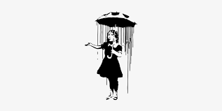 Banksy stencil | banksy stencil, silhouette tattoos, banksy. Banksy Banksy Umbrella Girl Banksy Nola Grey Png Image Transparent Png Free Download On Seekpng