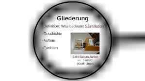 Aus wikipedia, der freien enzyklopädie. Szintillationszahler By Finja Korb