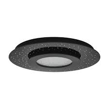 See more ideas about flush lighting, light fixtures, ceiling light fixtures. 33711 Azurreka Led Flush Ceiling Light Black Glass With Crystals