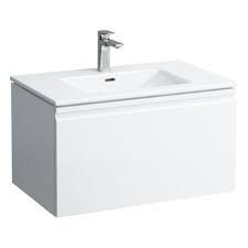Even the smallest of bathroom spaces require clever storage solutions to keep them neat and tidy. Combipack 800 Mm Washbasin Slim With Vanity Unit Pro With Drawer Laufen Bathrooms
