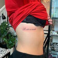 Maybe you would like to learn more about one of these? Thin Cursive Script For The Ribs Gwansoon Tattoos Piercings Gwansoontattoos Instagram Photos And Videos Script Tattoos Rib Tattoo Cursive Tattoos
