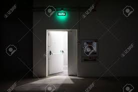 With the doorway closed, you must navigate the dark tunnels to find a way out and discover the mysteries that brought you to this place. Exit Door From The Basement Of The School Building Stock Photo Picture And Royalty Free Image Image 67517786