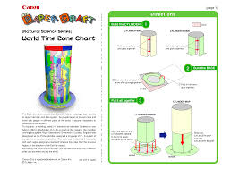 Time Zone Chart Templates At Allbusinesstemplates Com