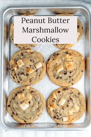 Peanut Butter Marshmallow Cookies Peanut Butter Marshmallow Mini Marshmallows Recipes Recipes With Marshmallows
