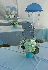 My Centerpiece Baby Shower Elephant Theme Elephant Baby Shower Decorations Boy Baby Shower Centerpieces Elephant Baby Shower Boy