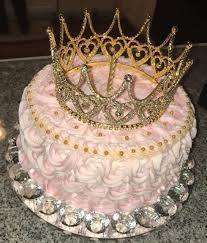 Glam 24th Birthday 26th Birthday Cake For Her Glamorous Crown Tiara Cake Sweet16cakes Glamorous Crown Tiara Cake Tiara Cake 16 Birthday Cake Sweet 16 Birthday Cake