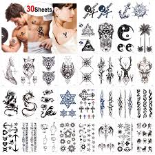 If you want to prolong oils break down the inks in decal tattoos (baby oil is often used to wipe the tattoo off your skin), so if oil is already present, it will begin dissolving your. Amazon Com Konsait Temporary Tattoos For Adult Men Women Kids 30 Sheets Waterproof Temporary Tattoo Fake Tattoos Body Art Sticker Hand Neck Wrist Cover Up Set Dragon Anchor Scorpion Wolf Graphic Elk