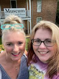 My brother George and I spent 2 1/2 hours with (Addington) cousin, Danny at  the Baugh House this afternoon! So much fun sharing genealogical history!  If you haven't already, stop by and