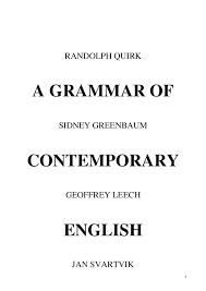 Pdf A Grammar Of Contemporary English Trung Doan Academia Edu