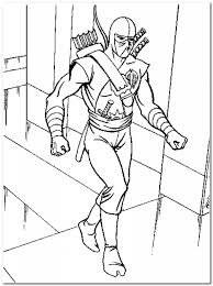 Print out the colouring pictures with a single push of the button and let the colouring begin… Ninja Man With Bow And Arrows Coloring Pages Easy Coloring Pages Coloring Home