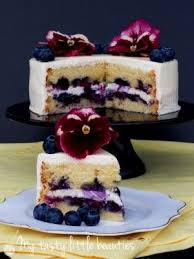 Vanille Blaubeertorte Beeren Torte Susses Backen Blaubeertorte