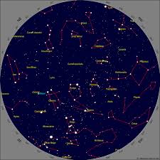 calgary star chart for december