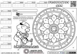 Resultado De Imagen Para Multiplicaciones Por Una Cifra Actiludis Actiludis Fichas De Matematicas Actividades