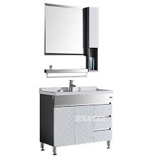 Search results for stainless steel bathroom cabinet. Hsl 001 Floor Type 201 Stainless Steel Bathroom Cabinet Marble Countertop Basin Cabinet Modern Sink Combination Vanity Cabinet Leather Bag
