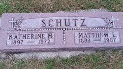 Matthew Lynn Schutz Sr. (1893-1987)