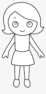 Maybe you would like to learn more about one of these? Clip Art Free Girl Cliparts Download Outline Drawing Of A Small Girl Hd Png Download Kindpng
