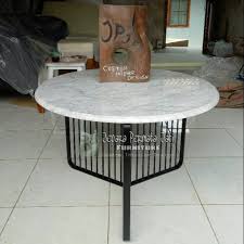 We are offering 1 year limited warranty. Coffee Table Fabrikasi Top Table Marmer Meja Kopi Marmer Rangka Besi Shopee Indonesia