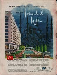 1955 Hilton Hotels The New Instanbul Turkey Vintage Color Art Print Ad Hiltonhotel In 2020 Print Ads Istanbul Hilton Colorful Art