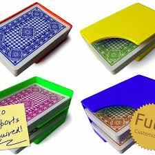 Custom key card holders resemble small pocket folders, and are slightly larger than a credit card when folded. Download Free Scad File Quick Draw Card Dispenser Fully Customizable Deck Holder Or Caddy For Playing Cards Object To 3d Print Cults