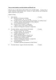 Introduction to the first law of thermodynamics: Essay On Ideal Solutions Non Ideal Solutions And