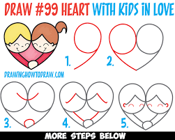 Use the circle to draw the side profile of the dragon's snout, forehead, upper jaw line, and head/horn. How To Draw Cartoon Kids Hugging To Form A Heart From 99 Shape Easy Step By Step Drawing Tutorial For Kids How To Draw Step By Step Drawing Tutorials