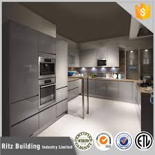 Sure the acrylic cabinets kitchen is the top contemporary, it is one of the trends. High Gloss Gray Kitchen Cabinets High Gloss Grey Lacquer Kitchen Cabinet Buy High Gloss Timeless Kitchen German Kitchen Kitchen Design