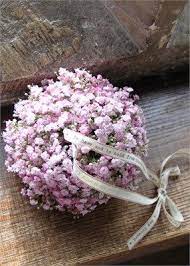 Pink Gypsophila Pomander From The Divine Flower Company Flower Company Gypsophila Wedding Wedding Flowers