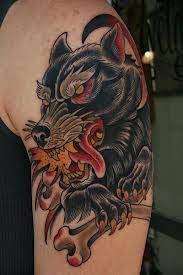 Japanese Wolf Tattoo Google Search Wolf Tattoo Sleeve Wolf Tattoo Werewolf Tattoo