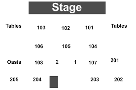 Sands Steel Stage Seating Chart Sands Steel Stage Seating