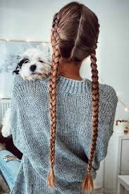 We suggest finishing your braid a couple of inches from the ends of your hair. Double French Braid Styles Picture2 Hairs London