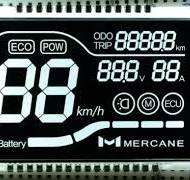 Va Negative Display Segment LCD Screen with Backlight