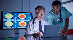 Clinical decision support system on desktop screen