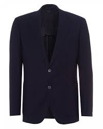 Handcrafted from fine wool twill, the navy blue suit is a dior men signature. Boss Business Mens Janson6 2 Button Navy Blue Blazer Jacket