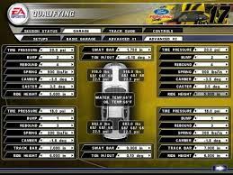 Always set up your car with more front downforce and less rear downforce. Nascar Thunder 2004 Download 2003 Simulation Game