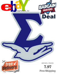 Phi Beta Sigma Dove Big Non Reflective Symbol Decal Sticker Silver Royal Blue Unbranded Seedescription Reflective Decals Phi Beta Sigma Decals Stickers