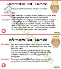 Teacher support for vocabulary development will vary according to students' current knowledge. 46 Information Report Writing Ideas Report Writing Writing Information Report