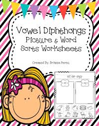 Vowel Diphthongs Worksheet Sorts Vowel Diphthongs Diphthongs Word Sorts
