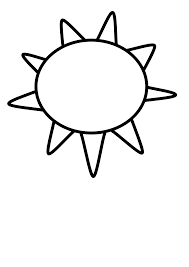 Free Sun Clipart Black And White Pictures Clipartix Clipart Black And White Clip Art Sun Outline