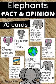 Elephants Fact And Opinion In 2020 Fact And Opinion Elephant Facts Learn Facts