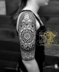 For even more intrigue, have the center of your shoulder be the focal point of your mandala. Intricate Mandala Tattoo Tattoos For Women Half Sleeve Sleeve Tattoos For Women Half Sleeve Tattoo