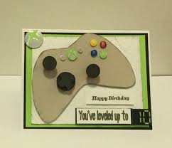 Happy Birthday Card For 10 Year Old Boy Xbox Theme Birthday Card For 10year Old Birthday Cards Birthday Cards Handmade