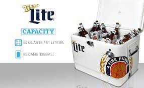 Today, you can tour the factory & see airstream trailers being built! Amazon Com Miller Lite Exclusive Ice Chest Beverage Cooler With Bottle Opener 51 Liters 54 Quarts For Camping Beach Rv Bbqs Tailgating Fishing Boat And Rv Automotive