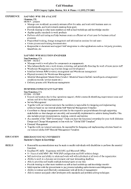 sap mm resume samples velvet jobs