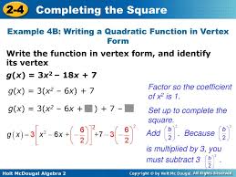 Highest or lowest point on the graph. How To S Wiki 88 How To Complete The Square To Find Vertex Form
