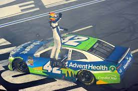 Sunday's victory was only the third win of his career. The Richmond Observer Nascar Kyle Larson Holds Off Kevin Harvick To Win Monster Energy Nascar All Star Race