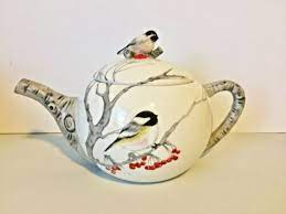 Winter Chickadee Teapot Tea Pots Tea Lady Grey Tea