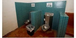 hybrid of toilet and drinking fountain