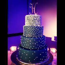 Pin By Anna Cakes On Wedding Cakes Starry Night Wedding Midnight Blue Wedding Diy Wedding Cake