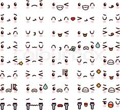 Collection Of Cute Lovely Kawaii Stock Vector Colourbox Easy copy and paste to use the emojis in discord, twitter, facebook and so on. collection of cute lovely kawaii