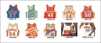 Prominently featured across the chest — a first in league history. Hawks Celebrate History With Hardwood Classics Nights Atlanta Hawks